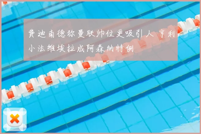 费迪南德称曼联帅位更吸引人 亨利小法维埃拉成阿森纳特例